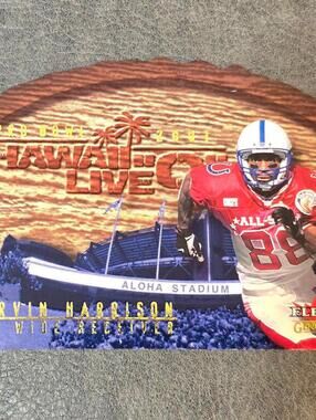 2001 Fleer Genuine Hawaii Live O #15 Marvin  Harrison Football Card